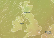 英国天气图显示，气温将飙升至20摄氏度的确切日期——距离这一天还有几天的时间